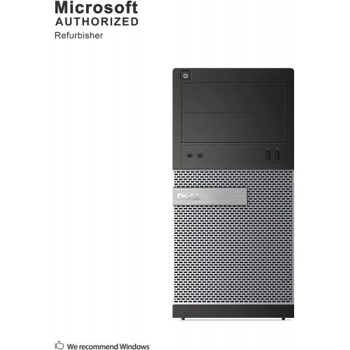  Amazon Renewed Dell Optiplex 390 Tower Business High Performance Desktop Computer PC Wi Fi (Intel Quad Core i5 2400 up to 3.4GHz, 8GB DDR3 Memory, 2TB HDD, DVD, Windows 10 Pro 64 bit HDMI (Renewe