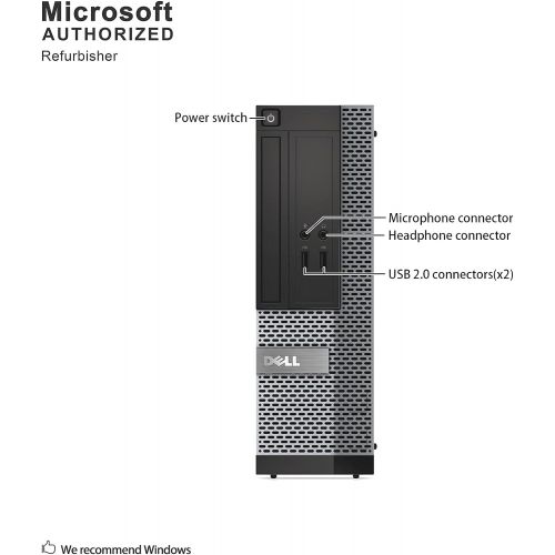  Amazon Renewed DELL Optiplex 3010 Desktop PC Intel Core i3 3220 3.1GHz 8GB 250GB DVD Windows 10 Professional (Renewed)]