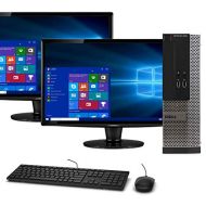 Amazon Renewed Dell OptiPlex 3020 SFF Computer Desktop PC, Intel Core i5 Processor, 16GB Ram, 120GB M.2 SSD, 2 TB HDD, New Dual Dell 19 Inch Monitor,Wi Fi & Bluetooth, Windows 10 Pro (Renewed)