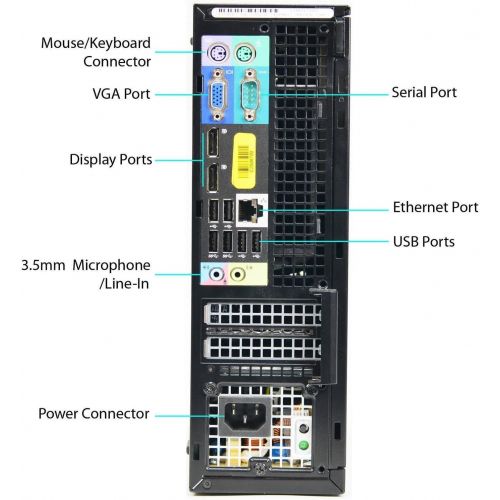  Amazon Renewed Dell Optiplex 7010 Business Desktop Computer (Intel Quad Core i5 up to 3.8GHz Processor), 8GB RAM, 2TB HDD, USB 3.0, DVD, Windows 10 Professional (Renewed)