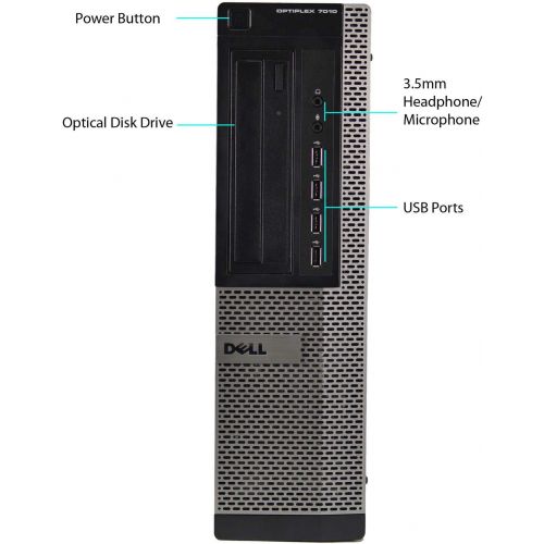  Amazon Renewed Dell Optiplex 7010 Business Desktop Computer (Intel Quad Core i5 up to 3.8GHz Processor), 8GB DDR3 RAM, 1TB HDD, USB 3.0, DVD, Windows 10 Professional (Renewed)