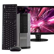 Amazon Renewed Dell Optiplex 9020 Desktop Computer PC, Intel Quad Core i5, 500GB HDD Storage, 8GB DDR3 RAM, Windows 10 Pro, DVD, WiFi, 24in Monitor, Wireless Keyboard and Mouse (Renewed)