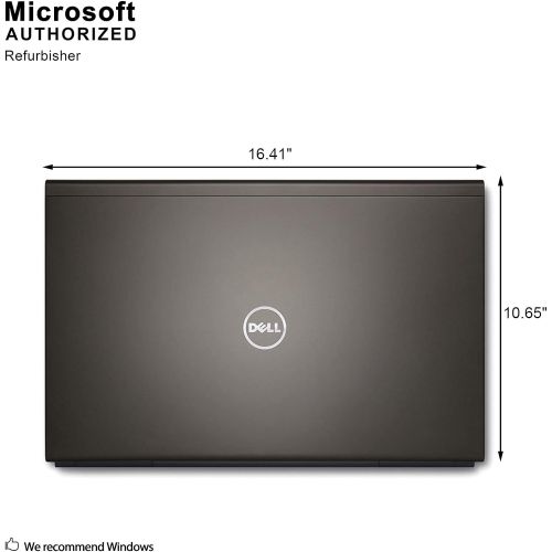  Amazon Renewed Dell Precision M6800 17.3in Laptop Business Notebook (Intel Core i7 4810MQ, 16GB Ram, 500GB HDD, NVIDIA Quadro K3100M, HDMI, DVD ROM, WiFi, Express Card) Win 10 (Renewed)