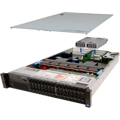  Amazon Renewed TechMikeNY Server 2X E5 2697v2 2.70Ghz 24 Core 192GB 1x 500GB SSD H710P PowerEdge R720 (Renewed)