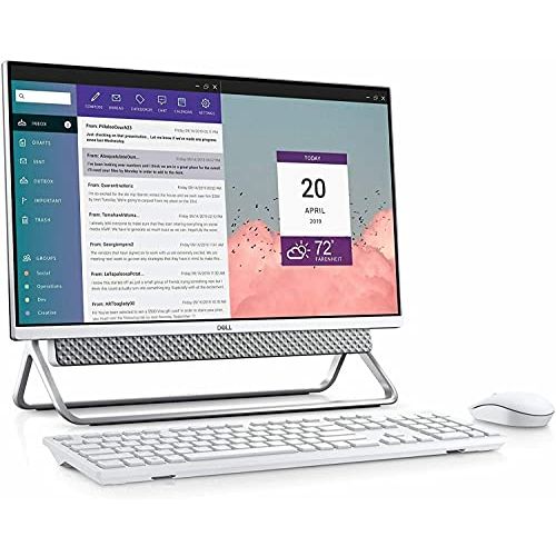  Amazon Renewed 2021 Latest Dell Inspiron 24 5400 All in One Desktop, 23.8 FHD (1920 x 1080) Touchscreen, Intel Core 11th Gen i5 1135G7, 16GB RAM, 512GB SSD, WiFi HDMI Webcam, Windows 10 (Renewed)