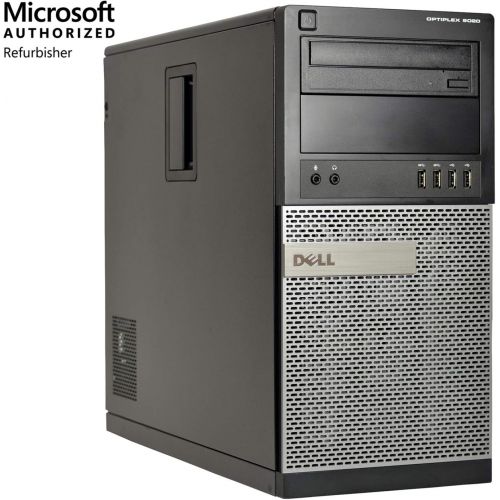  Amazon Renewed Dell 9020 Tower, Core i7 4770 3.4GHz, 16GB RAM, 500GB Hard Drive, DVDRW, Windows 10 Pro 64bit (Renewed)