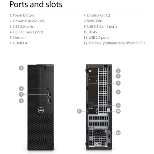  Amazon Renewed Dell Optiplex 5050 Small Form Factor (SFF) Business Desktop PC, Intel i7 7700 Quad Core 3.6 GHz, 16GB DDR4, 512G NVME SSD Windows 10 Pro (Renewed)