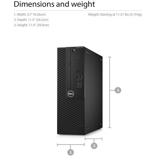  Amazon Renewed Dell Optiplex 5050 Small Form Factor (SFF) Business Desktop PC, Intel i7 7700 Quad Core 3.6 GHz, 16GB DDR4, 512G NVME SSD Windows 10 Pro (Renewed)