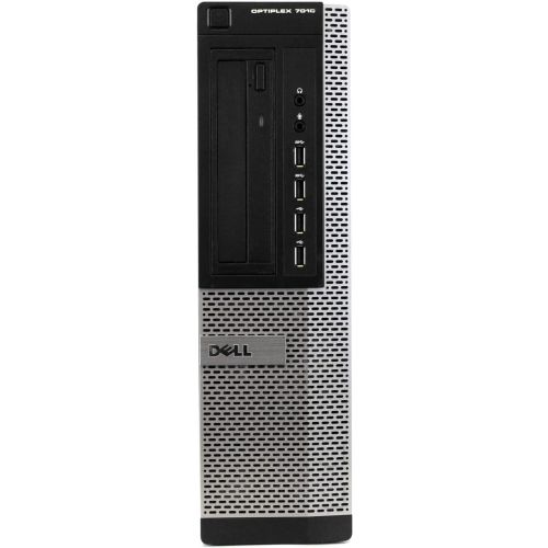  Amazon Renewed Dell Optiplex 7010 Desktop PC, Intel Core i5 3470 3.2 GHz, 8GB RAM, 500GB HDD, Keyboard/Mouse, WiFi, Dual 17 LCD Monitors (Brands Vary), DVD, Windows 10 (Renewed)