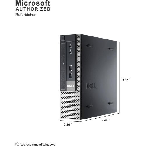  Amazon Renewed Dell Optiplex 990 USFF Ultra Small Computer, Intel Quad Core i5 2400, 8GB RAM, 120GB SSD Solid State, DVD, WiFi, VGA, DisplayPort, Windows 10 Pro (Renewed) (990 USFF 120GB SSD)