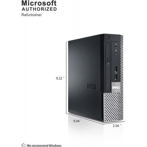  Amazon Renewed Dell Optiplex 990 USFF Ultra Small Computer, Intel Quad Core i5 2400, 8GB RAM, 120GB SSD Solid State, DVD, WiFi, VGA, DisplayPort, Windows 10 Pro (Renewed) (990 USFF 120GB SSD)