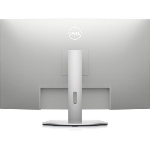  Amazon Renewed Dell S3221QS 32 Inch Curved 4K UHD, VA Ultra Thin Bezel Monitor, AMD FreeSync, HDMI, DisplayPort, Built in Speakers, VESA Certified, Silver (Renewed)