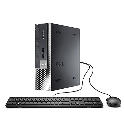  Amazon Renewed Dell Optiplex 9010 Ultra Small Desktop PC, Intel Quad Core i5 Processor, 16GB RAM, 512GB Solid State Drive, Windows 10 Professional, DVD, HDMI, Bluetooth, Keyboard, Mouse, WiFi (Re