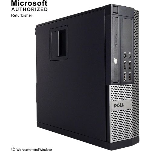  Amazon Renewed Dell Optiplex 9020 SFF Computer Desktop PC, Intel Core i5 Processor, 16 GB Ram, 1TB SSD, WiFi, Bluetooth 4.0, DVD RW, Dual 19 inch LCD Monitors, Windows 10 Pro (Renewed)