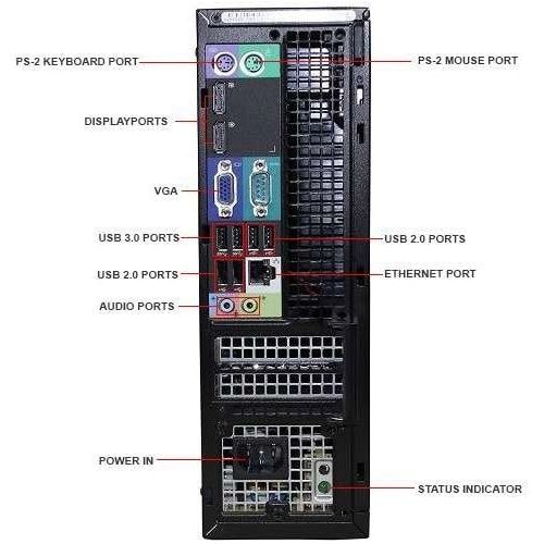  Amazon Renewed Dell Optiplex 9020 SFF Computer Desktop PC, Intel Core i5 Processor, 16GB Ram, 2TB Hard Drive, WiFi, Bluetooth 4.0, DVD RW, Dual 24 Inch LCD Monitors Windows 10 Pro (Renewed)