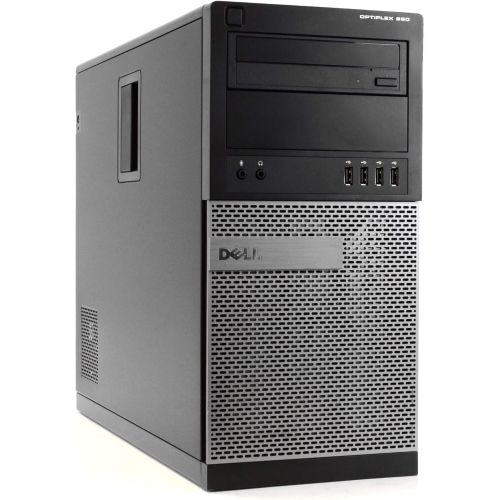  Amazon Renewed Dell Optiplex 990 Desktop Computer (Intel Quad Core i7 2600 up to 3.4GHz, 16GB RAM, 2TB HDD, WiFi, VGA, DisplayPort, (Tower w/ HDMI), Windows 10 Professional (Renewed)