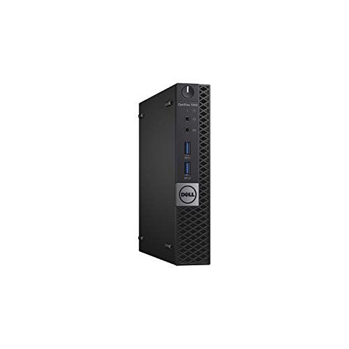  Amazon Renewed DELL OPTIPLEX 7040 6th Gen Micro Business Desktop Computer, Intel Quad Core i7 6700T up to 3.6GHz, 16G DDR4, 256GB SSD, WiFi,HDMI, DP, Win 10 64 Bit Supports EN/ES/FR(CI5)(Renewed)