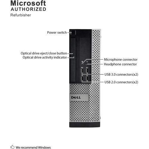  Amazon Renewed DELL OptiPlex 7020 SFF, Intel Core i5 4570 3.2Ghz, 8GB RAM, 500GB Hard Drive, DVDRW, Windows 10 Pro 64bit (Renewed)]