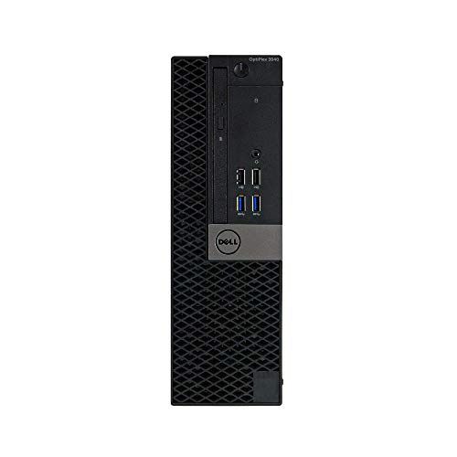  Amazon Renewed Dell Optiplex 3040 SFF, Core i3 6100 3.7GHz, 8GB RAM, 256GB Solid State Drive, DVDRW, Windows 10 Pro 64bit (Renewed)