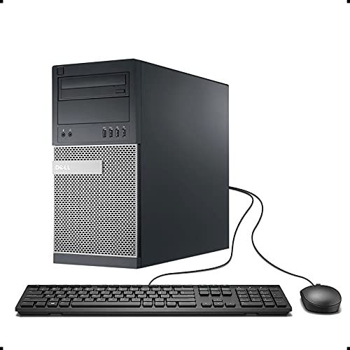  Amazon Renewed Dell Optiplex 9020 Mini Tower Desktop PC, Intel Core i7 4770 3.4 GHz, 32GB Ram, 512GB SSD WiFi, DVD RW, Windows 10 Pro (Renewed)