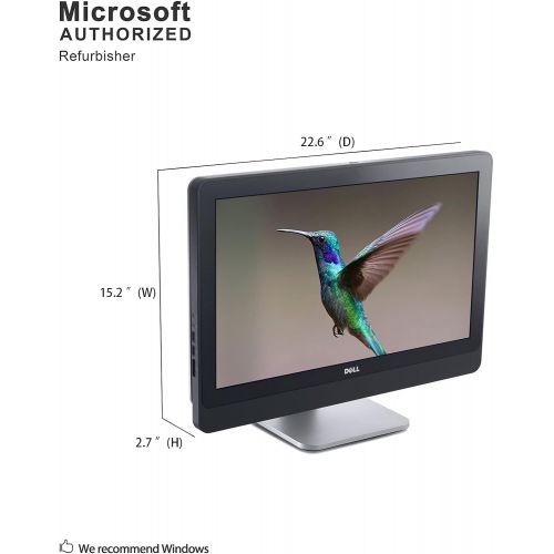  Amazon Renewed DELL Optiplex 9020 All In One FHD (1920 x 1080) Business PC, Intel 4th Gen Quad Core i5 4570S, 8GB Ram, 500GB HDD, HDMI, VGA, WIFI, DVD RW, Bluetooth, USB 3.0, Win 10 Pro (Renewed)