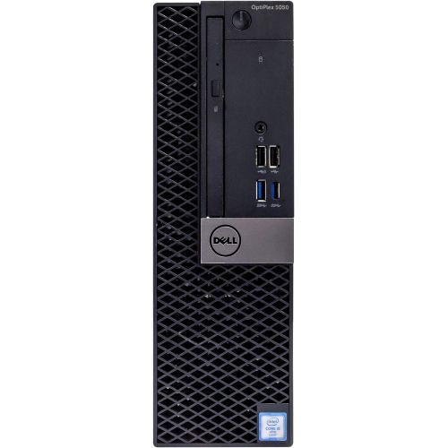  Amazon Renewed Dell 5050 Desktop Computer, Intel Core i5 Quad Core, 8GB RAM, 500GB Solid State Drive, DVD, Wi Fi, Windows 10 Pro, Wireless Keyboard, 1080p Webcam, New 23.6 inch Monitor (Renewed)