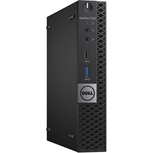  Amazon Renewed Dell OptiPlex 7050 Micro Tower (Intel Core i5 6500T, 8 GB, 128 GB M.2 SSD) WIndows 10 Pro (Renewed)