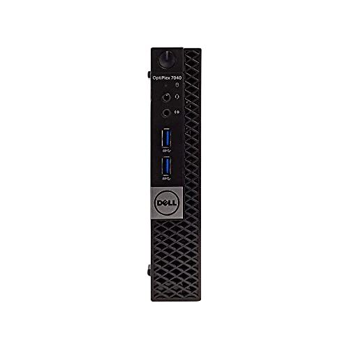  Amazon Renewed DELL OPTIPLEX 7040 6th Gen Micro Business Desktop Computer, Intel Quad Core i5 6400T up to 2.8GHz, 8G DDR4, 512G SSD, WiFi,HDMI, DP, Win 10 64 Bit Supports EN/ES/FR(CI5)(Renewed)