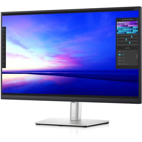  Amazon Renewed Dell P2721Q 27 Inch 4K FHD, IP Ultra Thin Bezel Monitor, USB C, HDMI, DisplayPort, VESA Certified, Silver (Renewed)