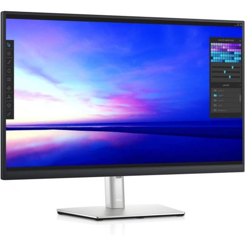  Amazon Renewed Dell P2721Q 27 Inch 4K FHD, IP Ultra Thin Bezel Monitor, USB C, HDMI, DisplayPort, VESA Certified, Silver (Renewed)