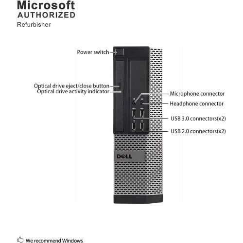  Amazon Renewed Dell Optiplex 9020 SFF High Performance Desktop Computer, Intel Core i7 4790 up to 4.0GHz, 16GB RAM, 960GB SSD, Windows 10 Pro, USB WiFi Adapter, (Renewed)