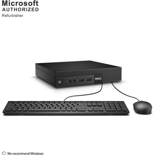  Amazon Renewed Fast DELL Optiplex 3020 Micro Desktop Computer Ultra Small Tiny PC (Intel Quad Core i5 4590T, 8GB Ram, 256GB SSD, WIFI, HDMI) Windows 10 Pro (Renewed)