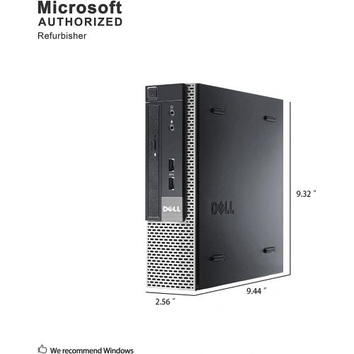  Amazon Renewed Dell Optiplex 9020 Ultra Small Tiny Desktop Micro Computer PC (Intel Core i7 4770S, 16GB Ram, 512GB Solid State SSD, WiFi, Bluetooth, HDMI Win 10 Pro (Renewed)