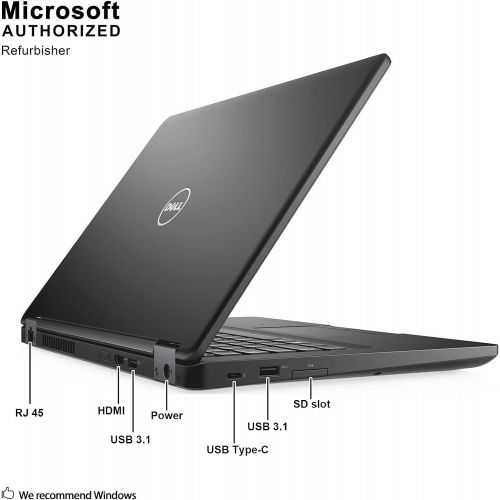  Amazon Renewed Dell Latitude 5480 Laptop, 14 Inch HD Anti Glare Non Touch Display, Intel Core 7th Generation i5 7300U, 8 GB DDR4, 256 GB SSD, Windows 10 Pro (Renewed)