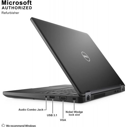  Amazon Renewed Dell Latitude 5480 Laptop, 14 Inch HD Anti Glare Non Touch Display, Intel Core 7th Generation i5 7300U, 8 GB DDR4, 256 GB SSD, Windows 10 Pro (Renewed)