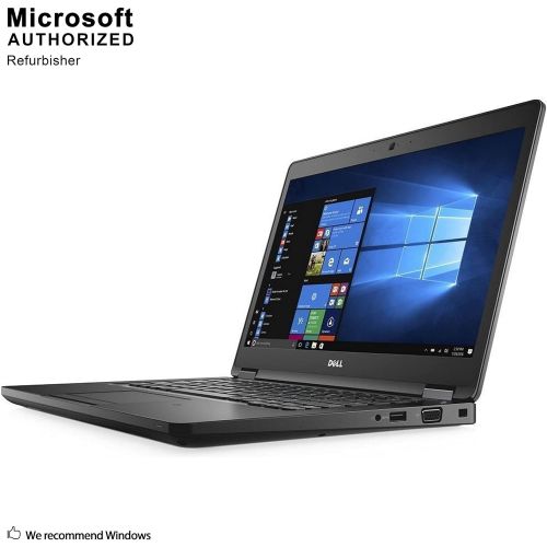  Amazon Renewed Dell Latitude 5480 Laptop, 14 Inch HD Anti Glare Non Touch Display, Intel Core 7th Generation i5 7300U, 8 GB DDR4, 256 GB SSD, Windows 10 Pro (Renewed)