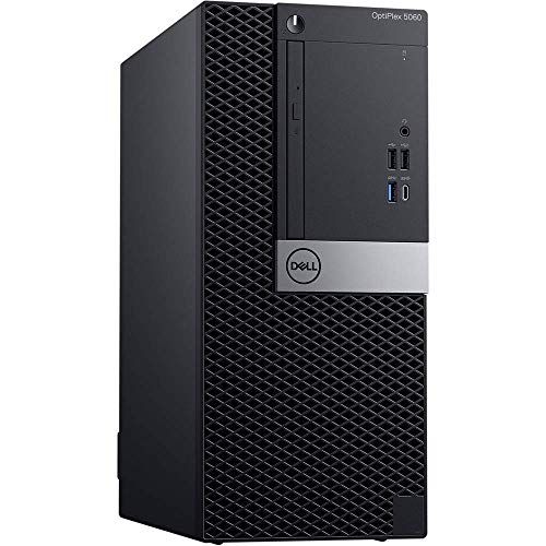  Amazon Renewed Dell Optiplex 5060 Tower Desktop Business Computer with Intel Core i7 8700 3.2GHz 6 Core CPU, 32GB RAM, 1TB SSD, Windows 10 Professional (Renewed)