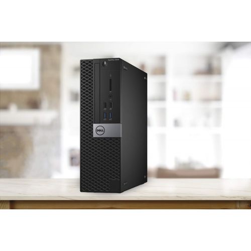  Amazon Renewed DELL 5040 SFF Small Form Factor Desktop Computer (Intel i3 6100 3.7GHz, 8GB DDR4 RAM, 128GB SSD, USB WiFi Adapter, HDMI, USB 3.0, Two Displayports, Windows 10 pro) (Renewed)