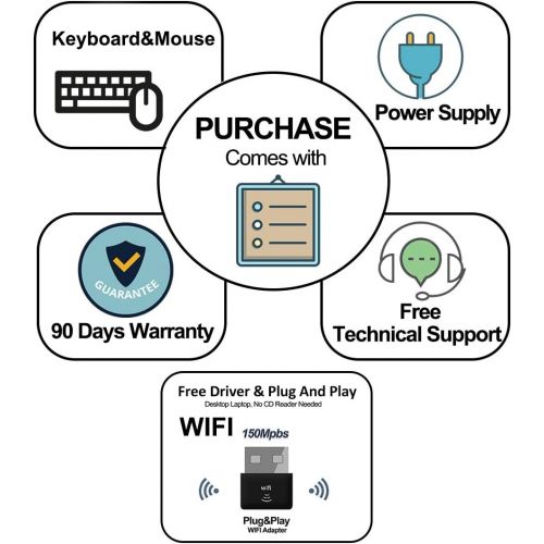  Amazon Renewed DELL 5040 SFF Small Form Factor Desktop Computer (Intel i3 6100 3.7GHz, 8GB DDR4 RAM, 128GB SSD, USB WiFi Adapter, HDMI, USB 3.0, Two Displayports, Windows 10 pro) (Renewed)