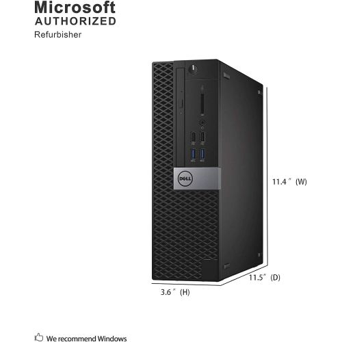  Amazon Renewed DELL OptiPlex 5050 Small Form Factor Desktop, Intel Core i5 6500, 8GB DDR4 RAM, 256GB SSD, Windows 10 Pro Black (Renewed)]