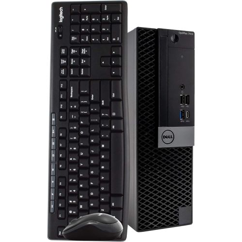  Amazon Renewed Dell Optiplex 7050 Desktop Computer PC, Intel Quad Core i5, 512GB SSD Storage, 16GB DDR4 RAM, Windows 10 Pro, DVD, WiFi, 20in Monitor, Wireless Keyboard and Mouse (Renewed)