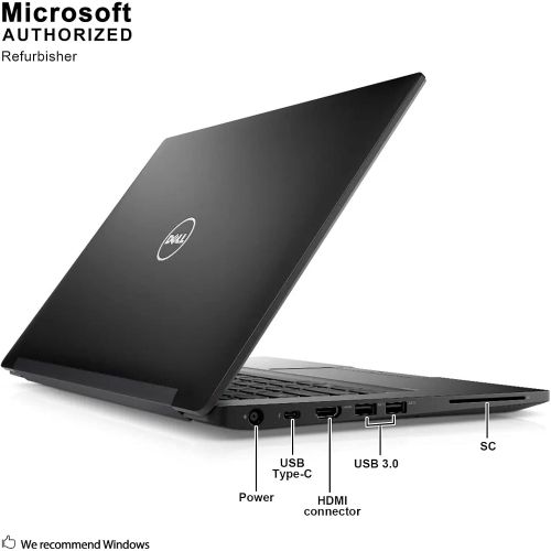  Amazon Renewed Latitude 7480 14 Business Notebook, 14 HD Anti Glare, Intel Core i5 6300U 2.4GHz Dual Core, 16GB DDR4, 256GB Solid State Drive, Webcam, Bluetooth, Windows 10Pro (Renewed)