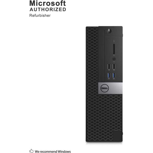  Amazon Renewed Dell OptiPlex 7040 Small Form Factor PC, Intel Quad Core i7 6700 up to 4.0GHz, 16G DDR4, 512G SSD, Windows 10 Pro 64 Bit Multi Language Supports English/Spanish/French (Renewed)