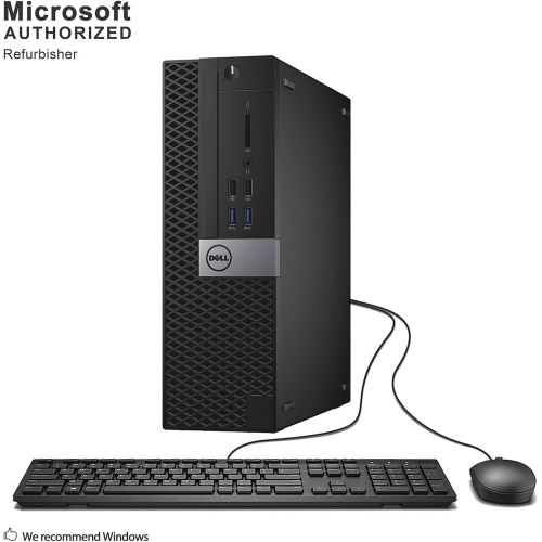  Amazon Renewed Dell OptiPlex 7040 Small Form Factor PC, Intel Quad Core i7 6700 up to 4.0GHz, 16G DDR4, 512G SSD, Windows 10 Pro 64 Bit Multi Language Supports English/Spanish/French (Renewed)