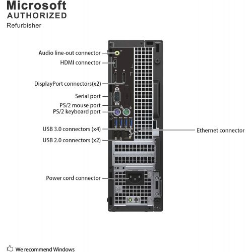  Amazon Renewed DELL Optiplex 5040 SFF, Core i5 6500 3.2GHz, 8GB RAM, 256GB Solid State Drive, DVD, Windows 10 Pro 64bit (Renewed)]