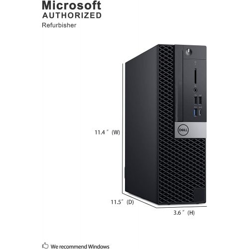  Amazon Renewed Dell Optiplex 7050 Small Form Factor Intel 6th Gen i5 6500 16GB 2666MHz DDR4 256GB Solid State Drive SSD Windows 10 Professional (Renewed)