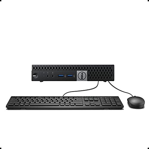  Amazon Renewed DELL OPTIPLEX 7040 6th Gen Micro Business Desktop Computer, Intel Quad Core i7 6700T up to 3.6GHz, 16G DDR4, 512G SSD, WiFi,HDMI, DP, Win 10 64 Bit Supports EN/ES/FR(Renewed)