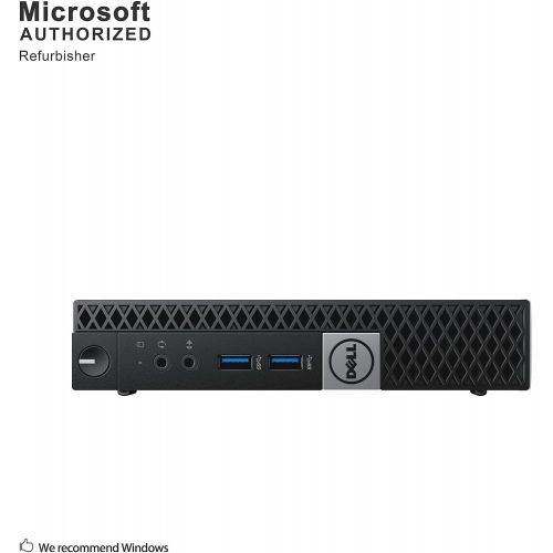  Amazon Renewed DELL OPTIPLEX 7040 6th Gen Micro Business Desktop Computer, Intel Quad Core i7 6700T up to 3.6GHz, 16G DDR4, 512G SSD, WiFi,HDMI, DP, Win 10 64 Bit Supports EN/ES/FR(Renewed)