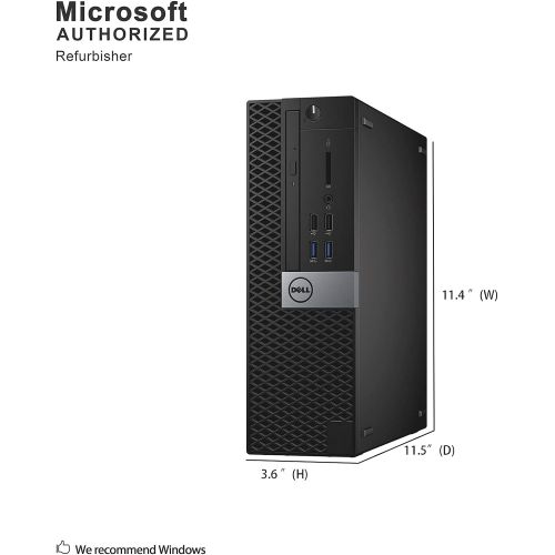  Amazon Renewed Dell Optiplex 7040 Business SFF Computer Small Tower PC (Intel Core i5 6500, 16GB Ram, 256GB SSD, DVD RW, WiFi) Win 10 Pro (Renewed)