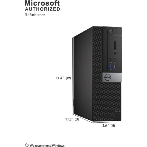  Amazon Renewed Dell Optiplex 7040 Business SFF Computer Small Tower PC (Intel Core i5 6500, 16GB Ram, 256GB SSD, DVD RW, WiFi) Win 10 Pro (Renewed)